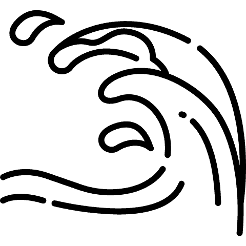 Icon representing water